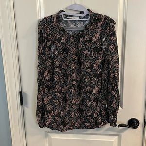 LOFT Womens Long Sleeve Blouse